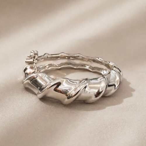 brazalete esclava ancha torneada