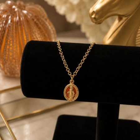Pulsera con dije de la Virgen Medalla milagrosa