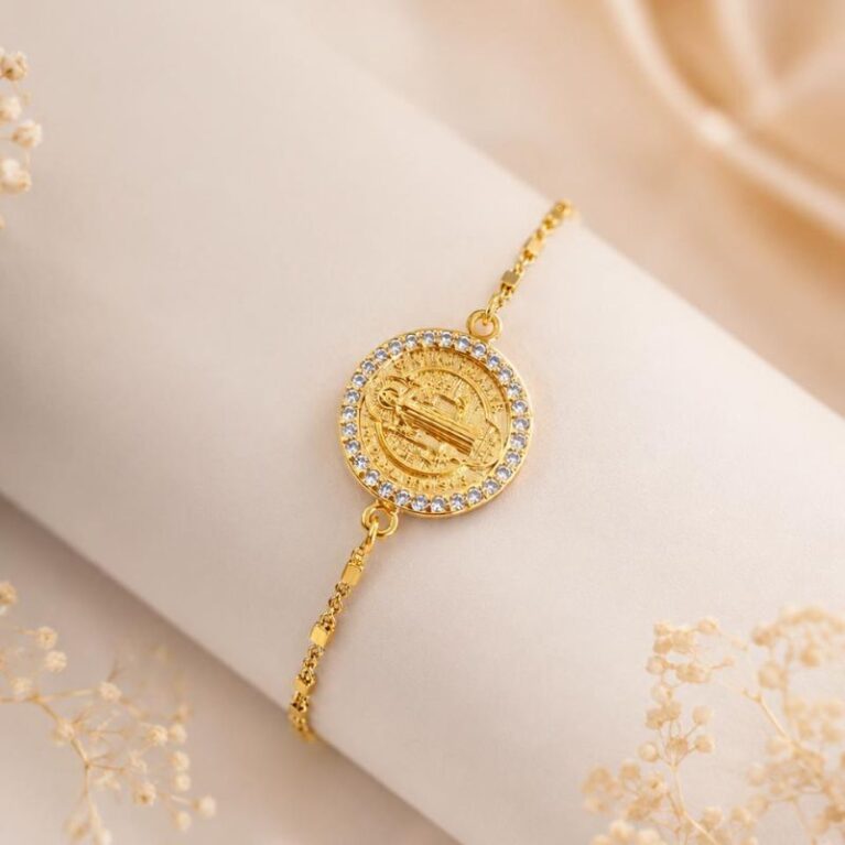 Pulsera oro fina de San Benito