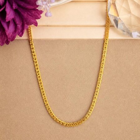 Cadena tipo choker plana
